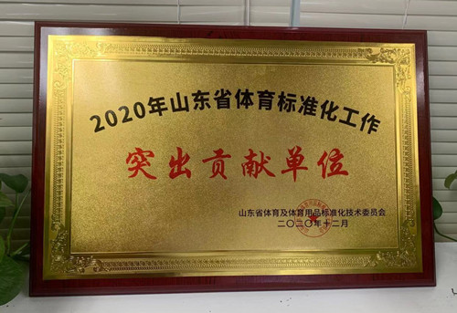 恭喜開(kāi)云.kaiyun榮獲山東省體育及體育用品標(biāo)準(zhǔn)化技術(shù)委員會(huì)授予“突出貢獻(xiàn)單位”榮譽(yù)稱號(hào)